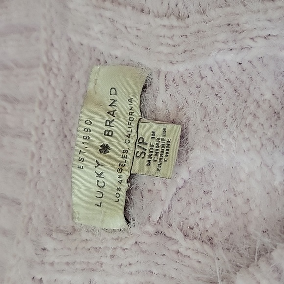 Lucky Brand Oversized Violet Colour Sweater US S - Picture 5 of 11